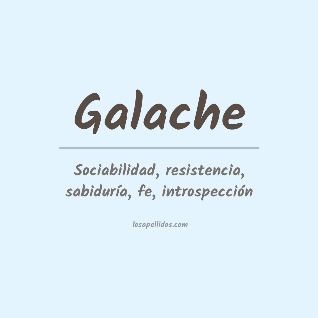 Apellido Galache