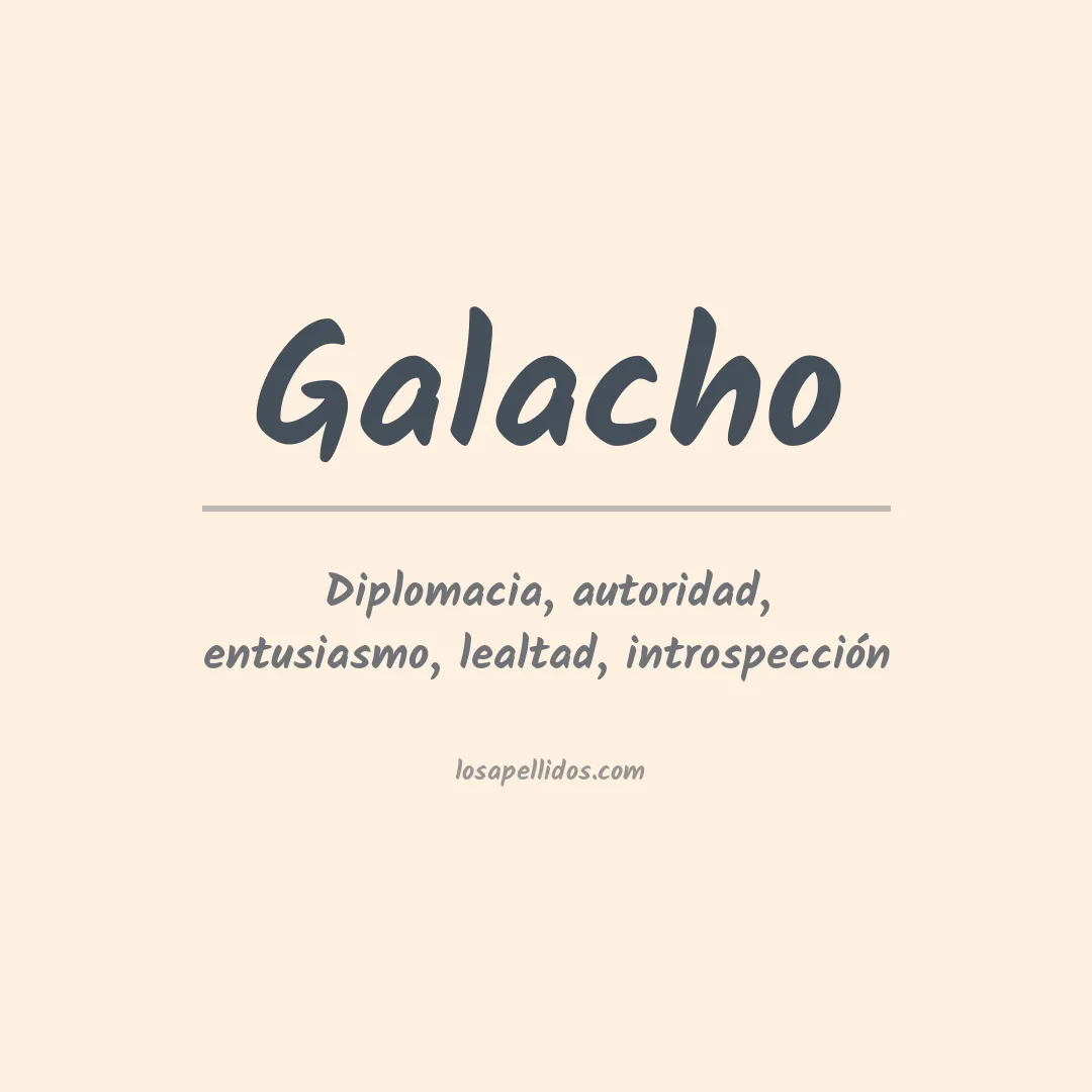 Apellido Galacho