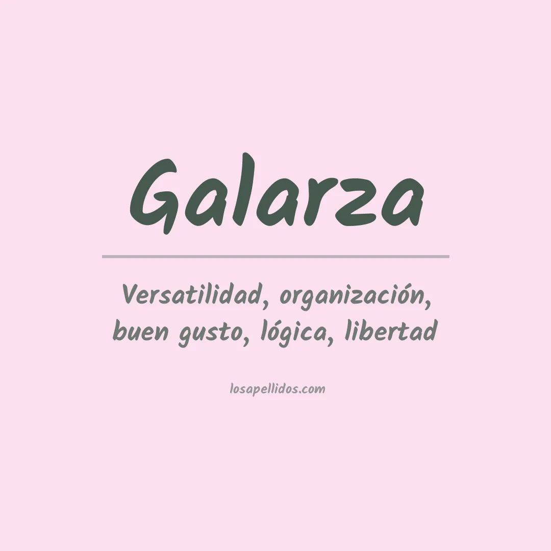 Apellido Galarza