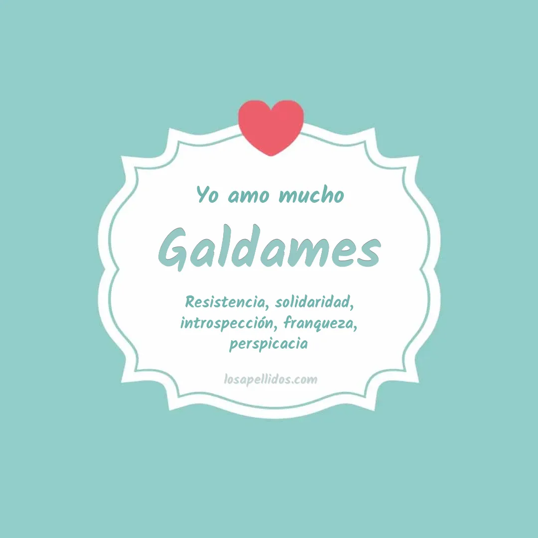 Yo amo mucho Galdames