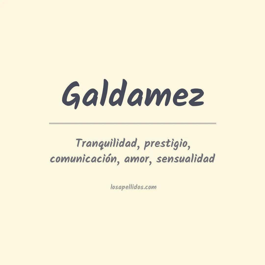 Apellido Galdámez