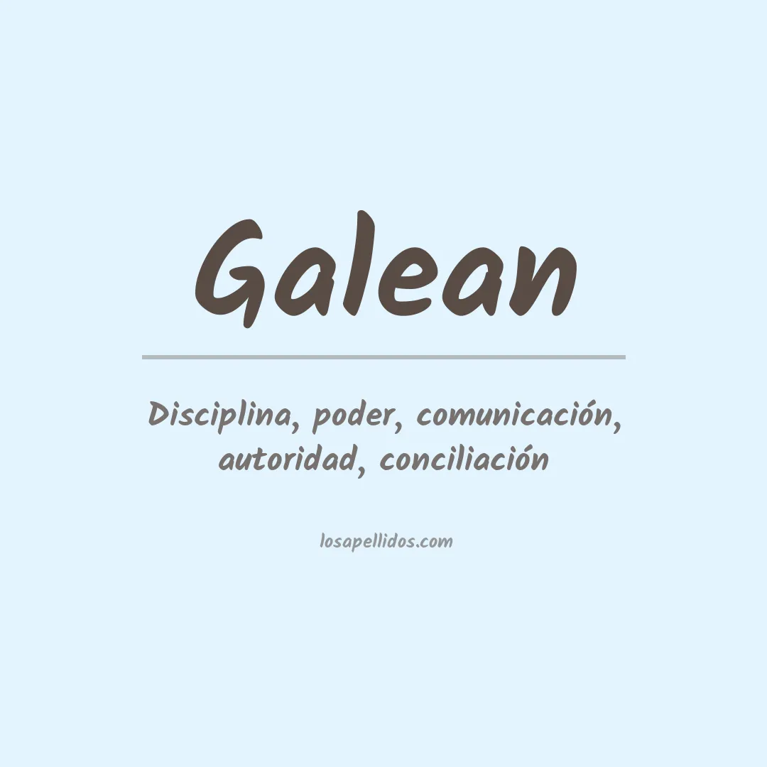 Apellido Galean