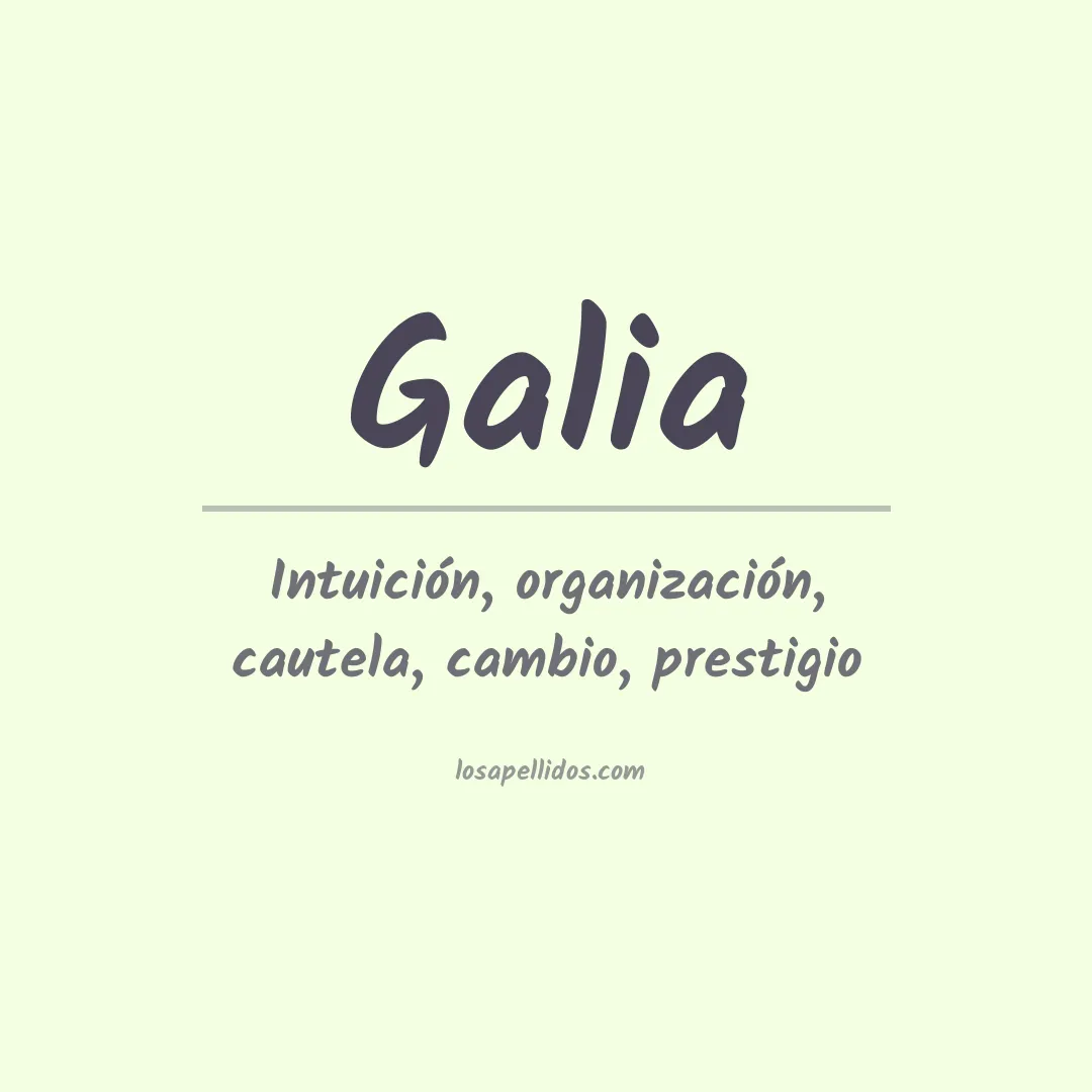 Apellido Galia