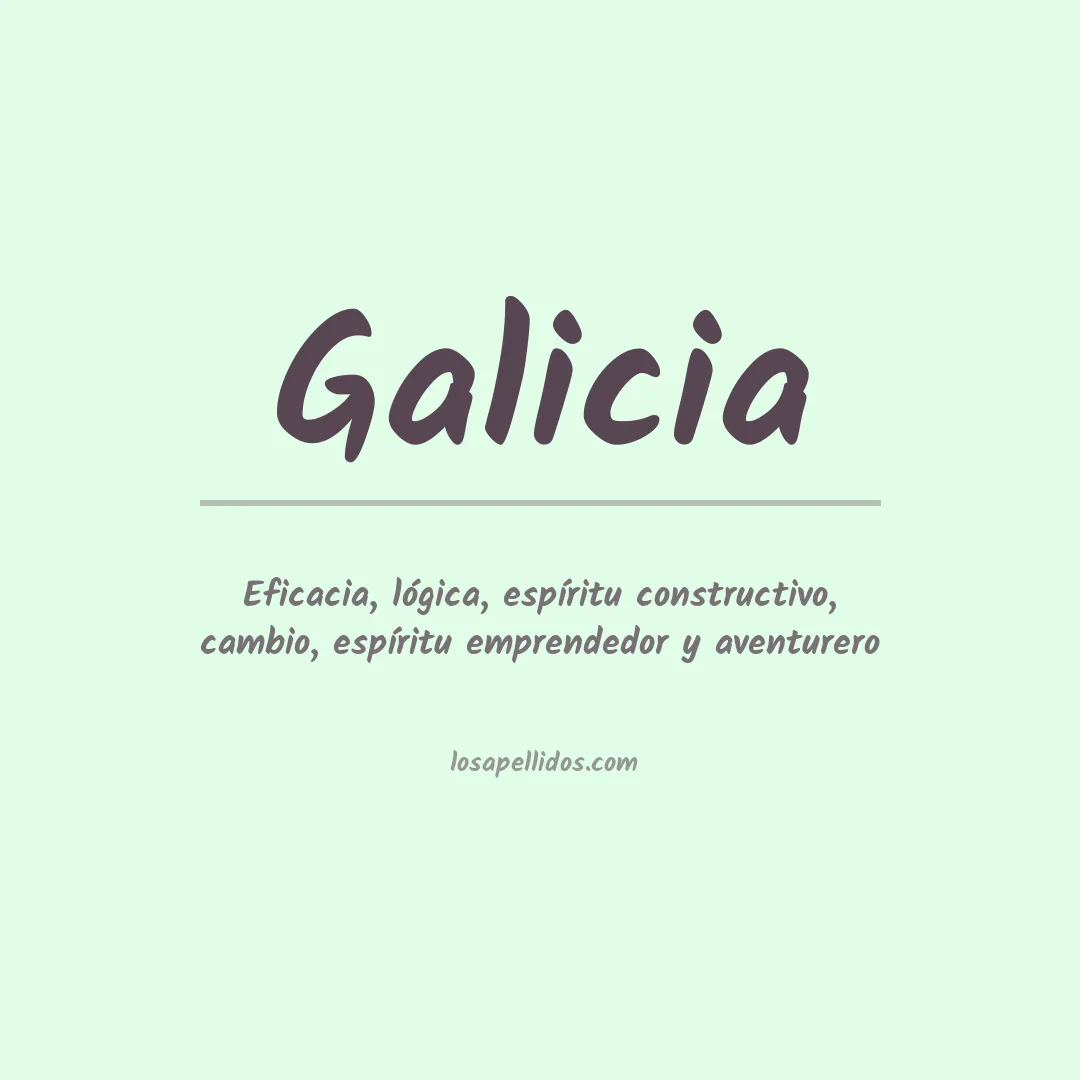 Apellido Galicia