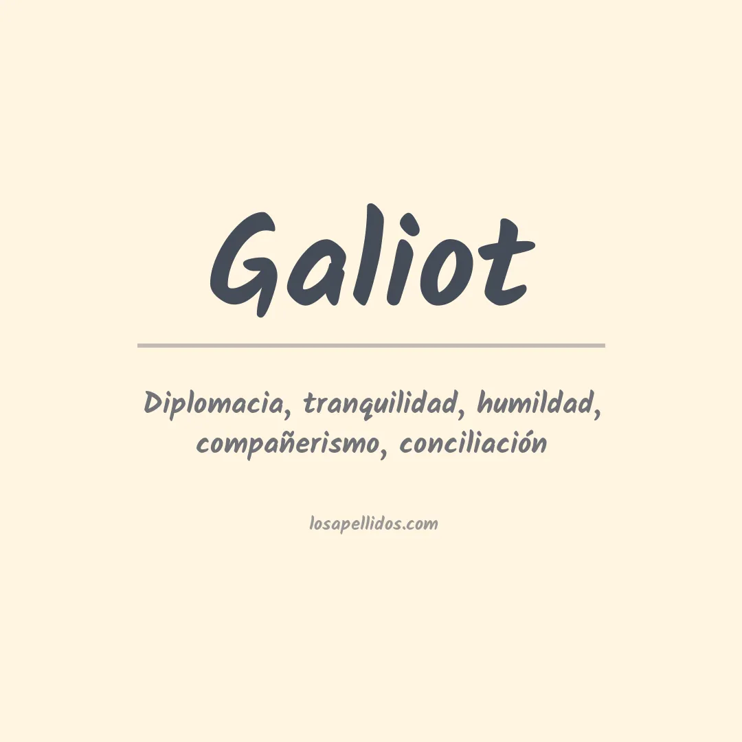 Apellido Galiot