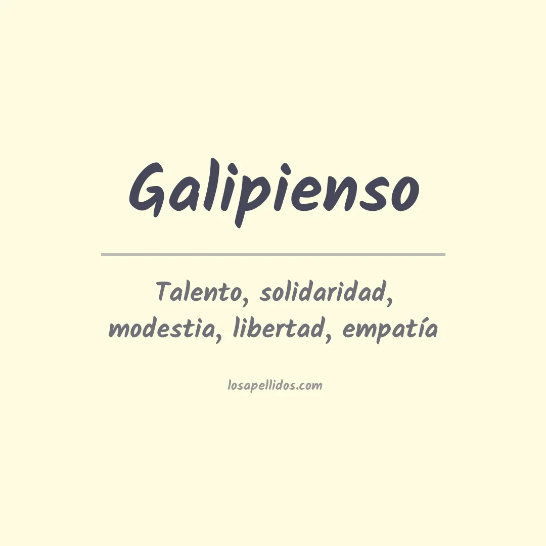 Apellido Galipienso