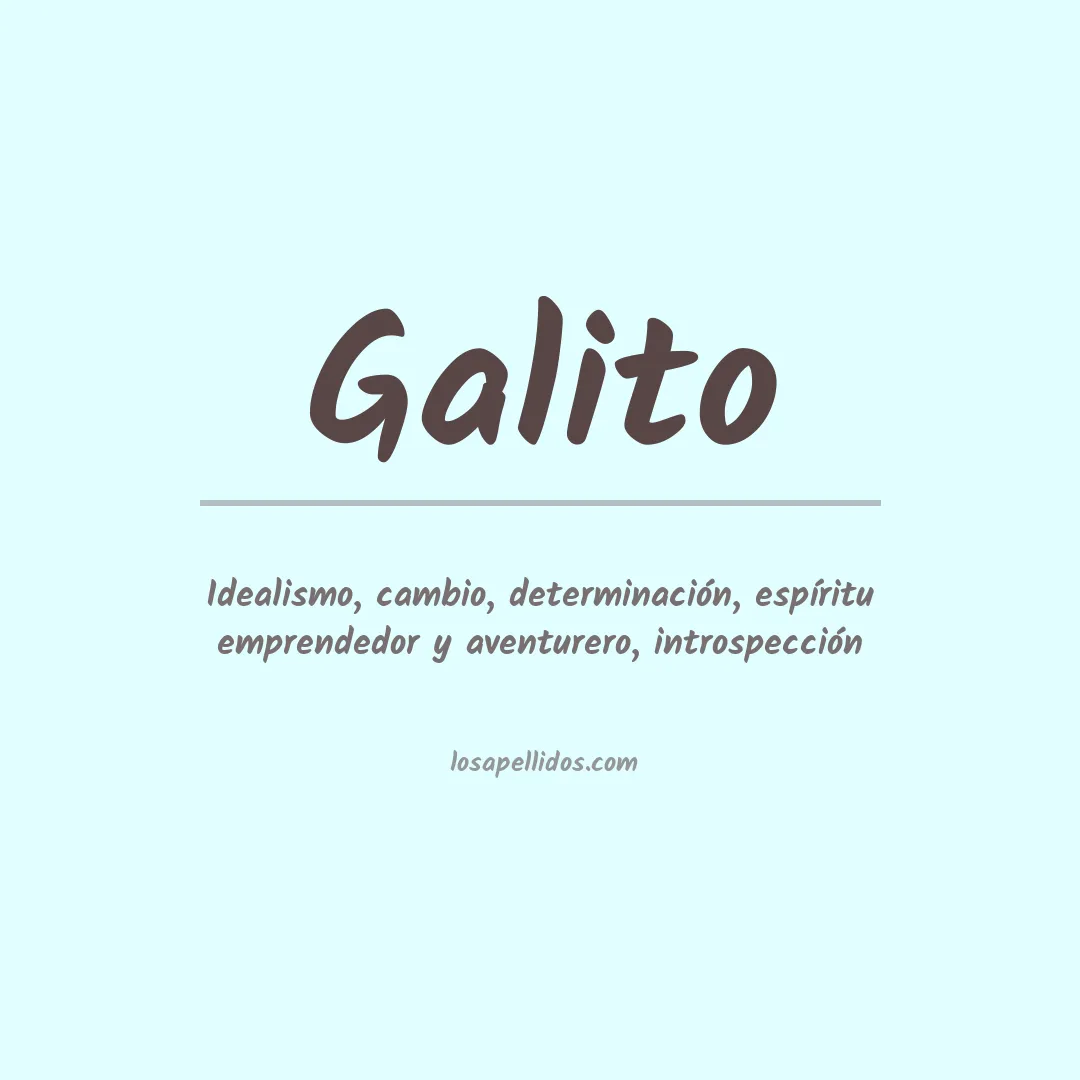 Apellido Galito