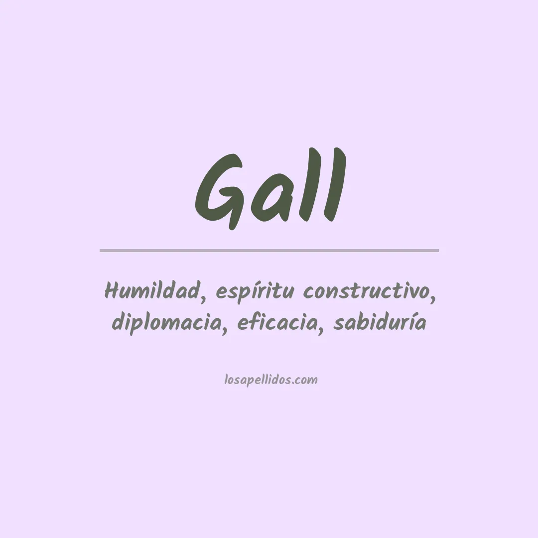 Apellido Gall