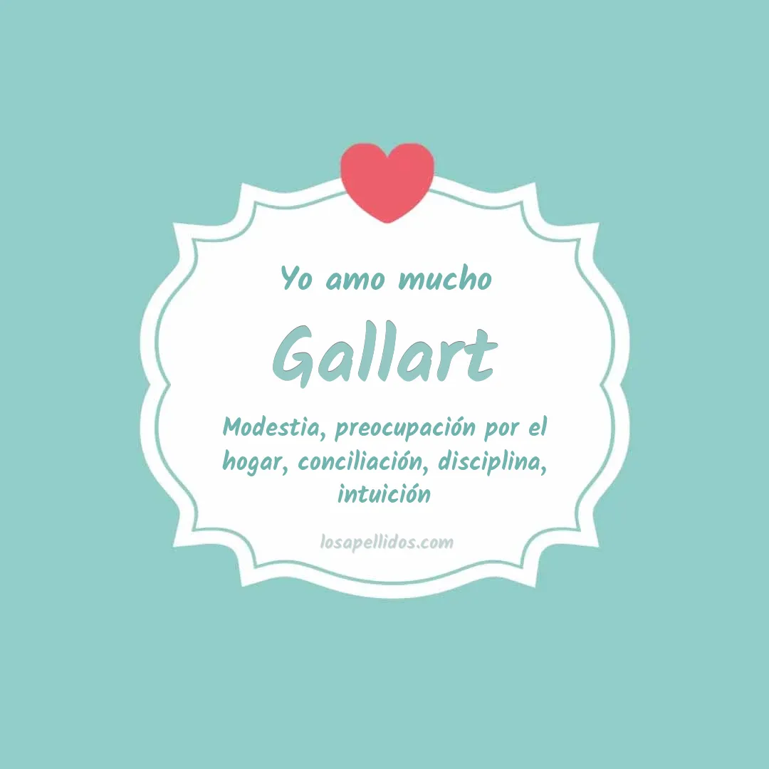 Yo amo mucho Gallart