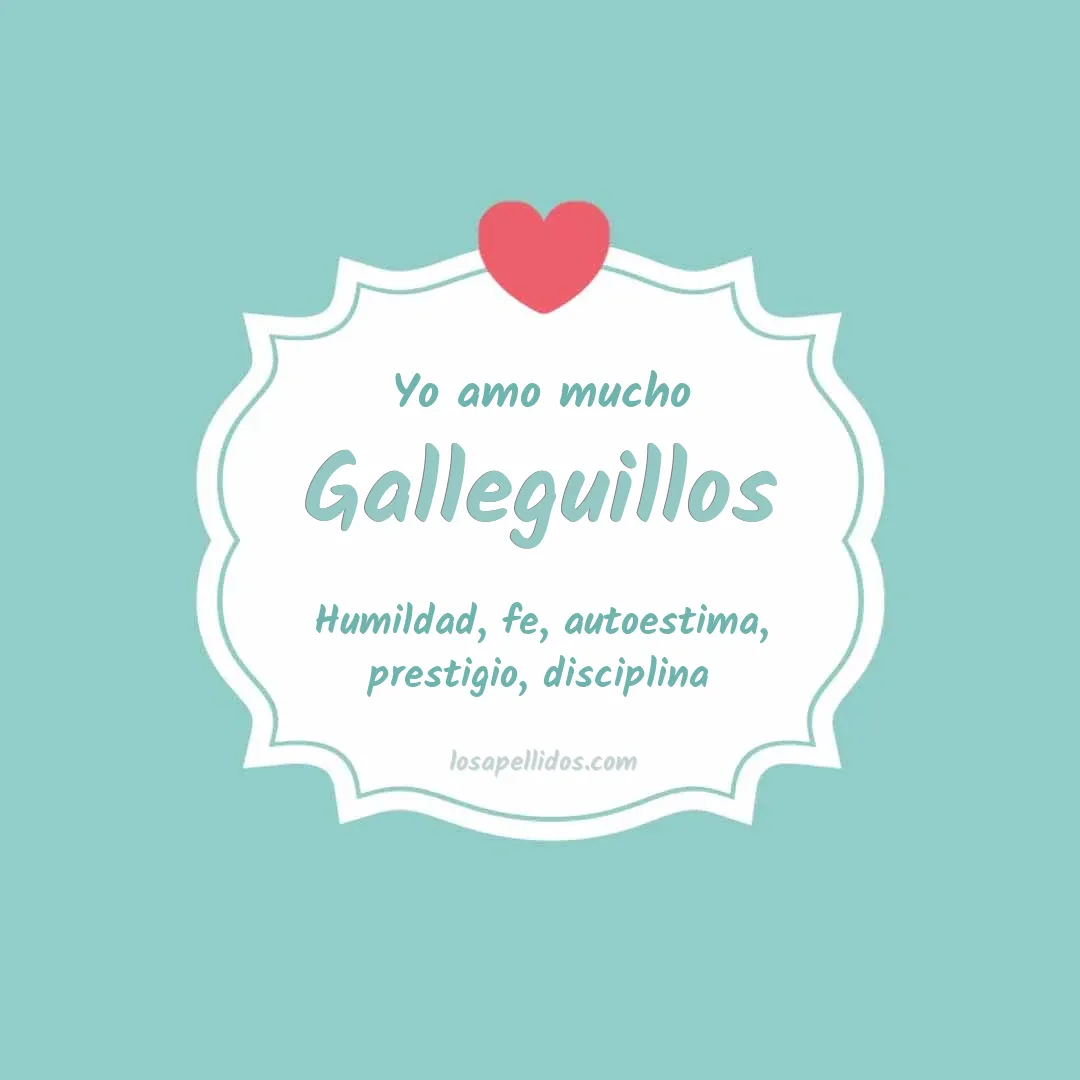 Yo amo mucho Galleguillos