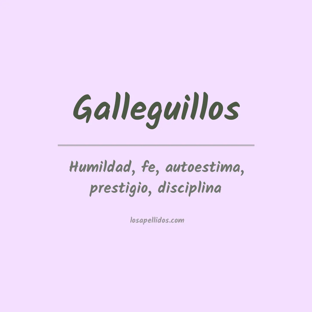 Apellido Galleguillos