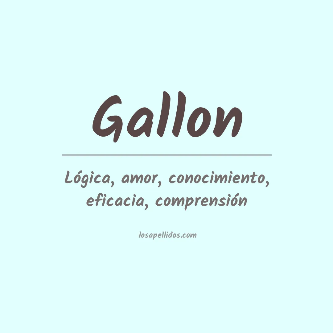 Apellido Gallon