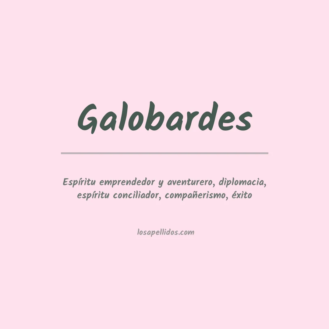 Apellido Galobardes