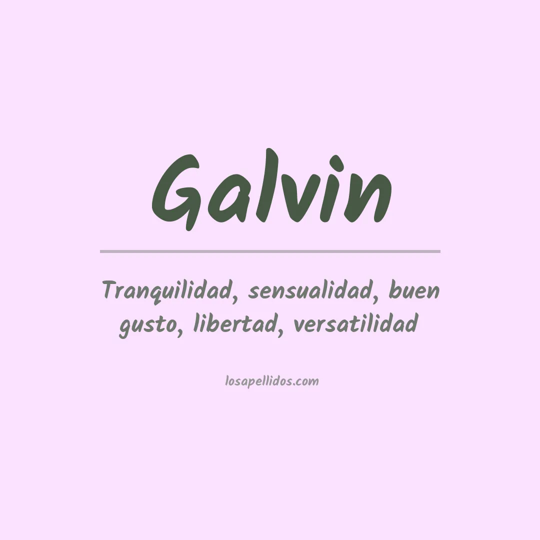 Apellido Galvin