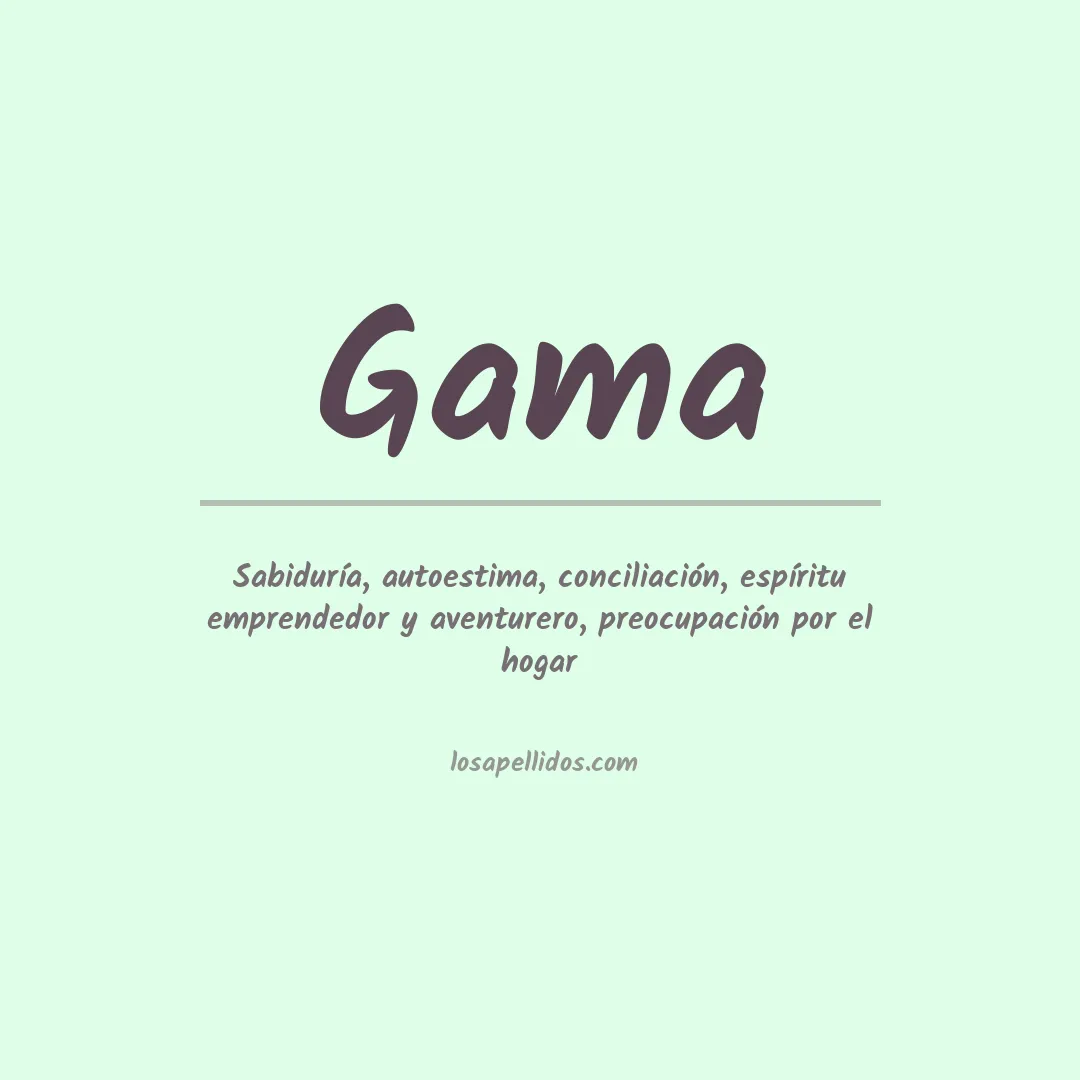 Apellido Gama