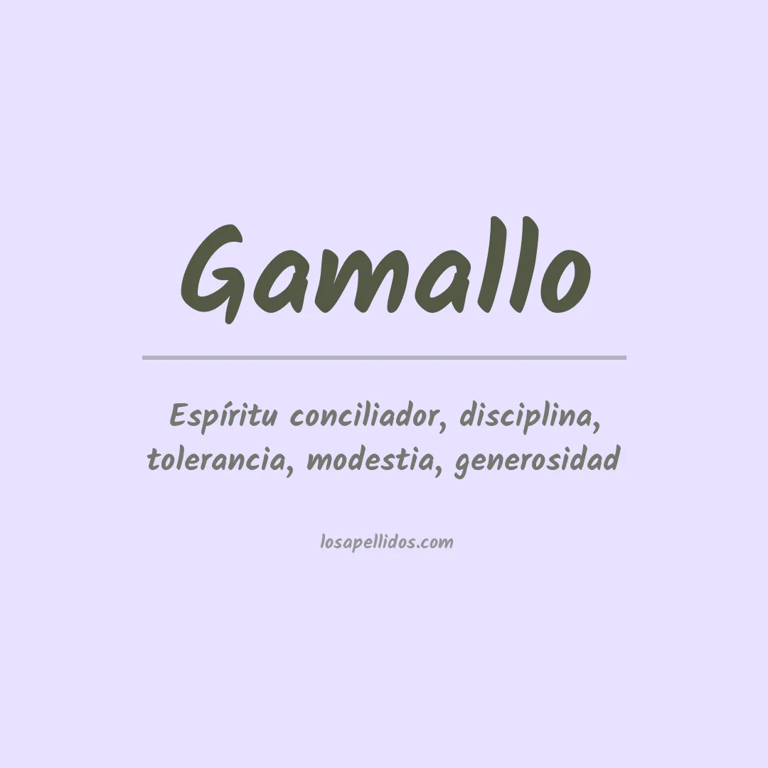 Apellido Gamallo