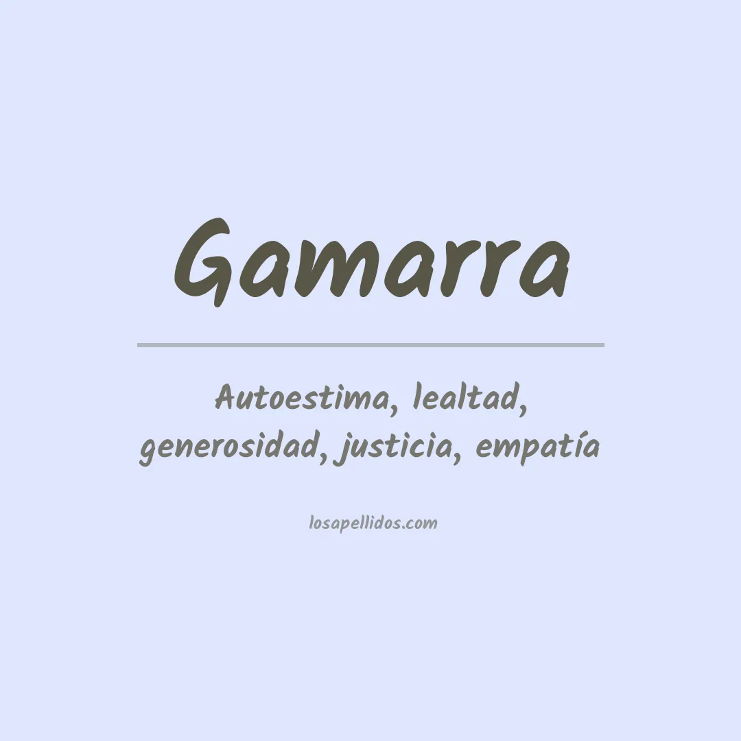 Apellido Gamarra