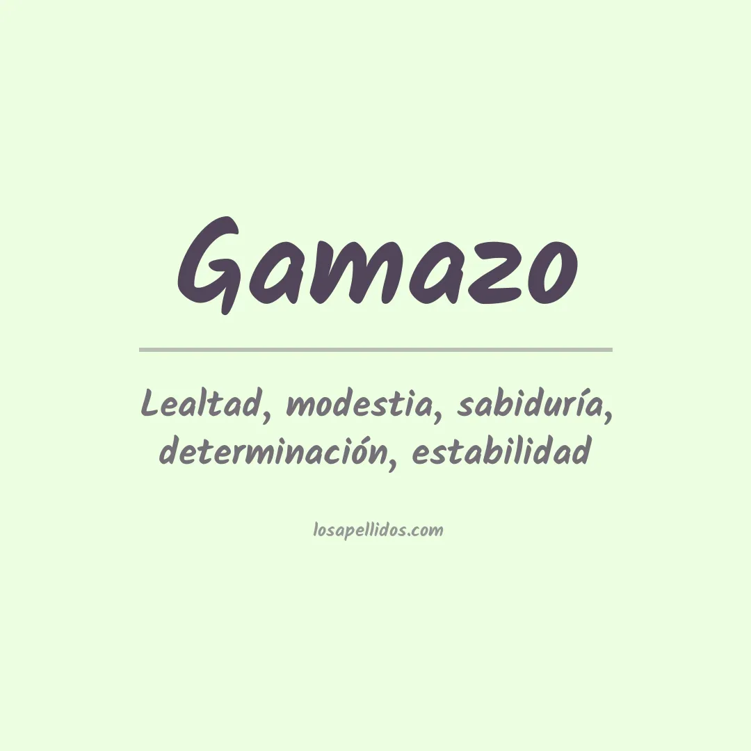 Apellido Gamazo