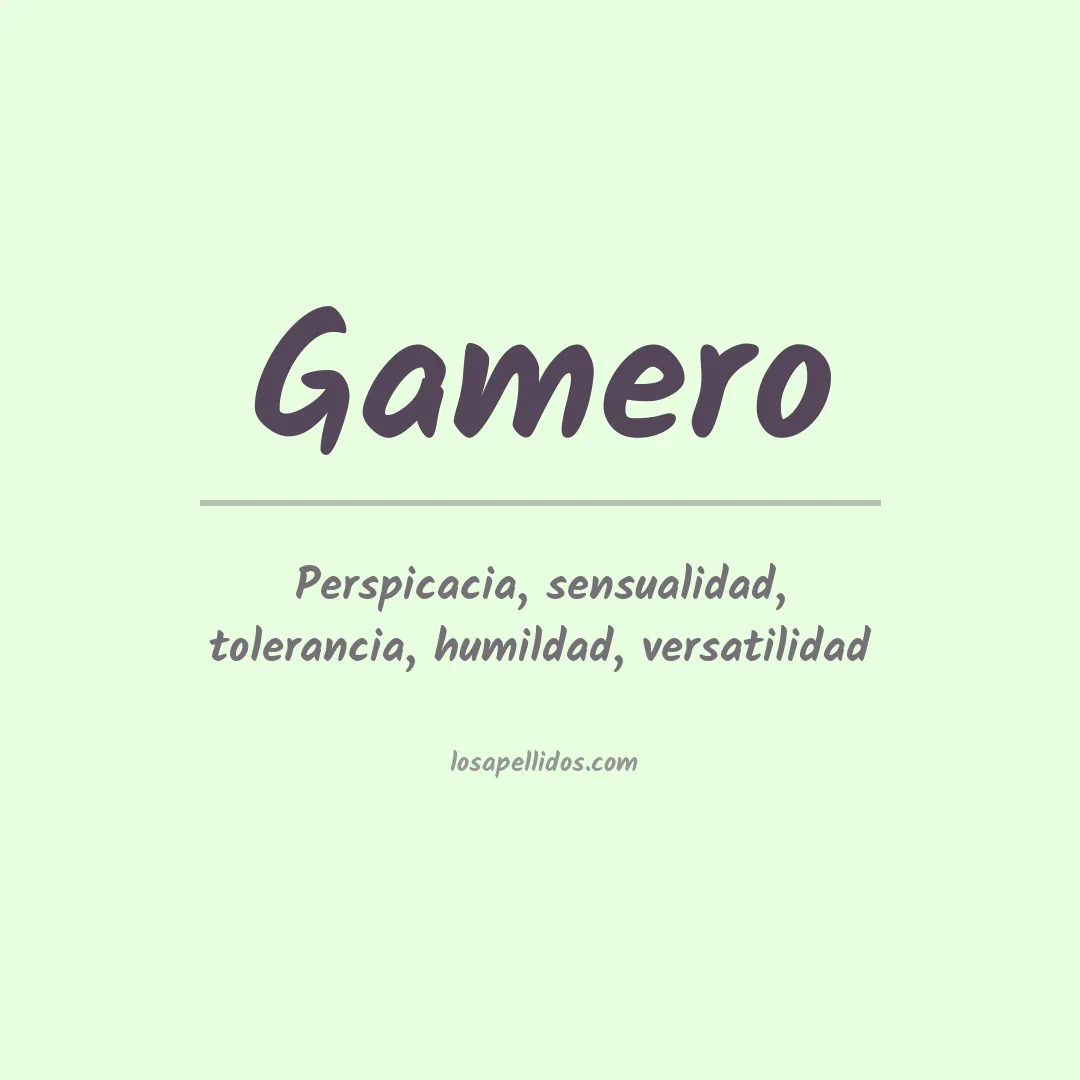 Apellido Gamero