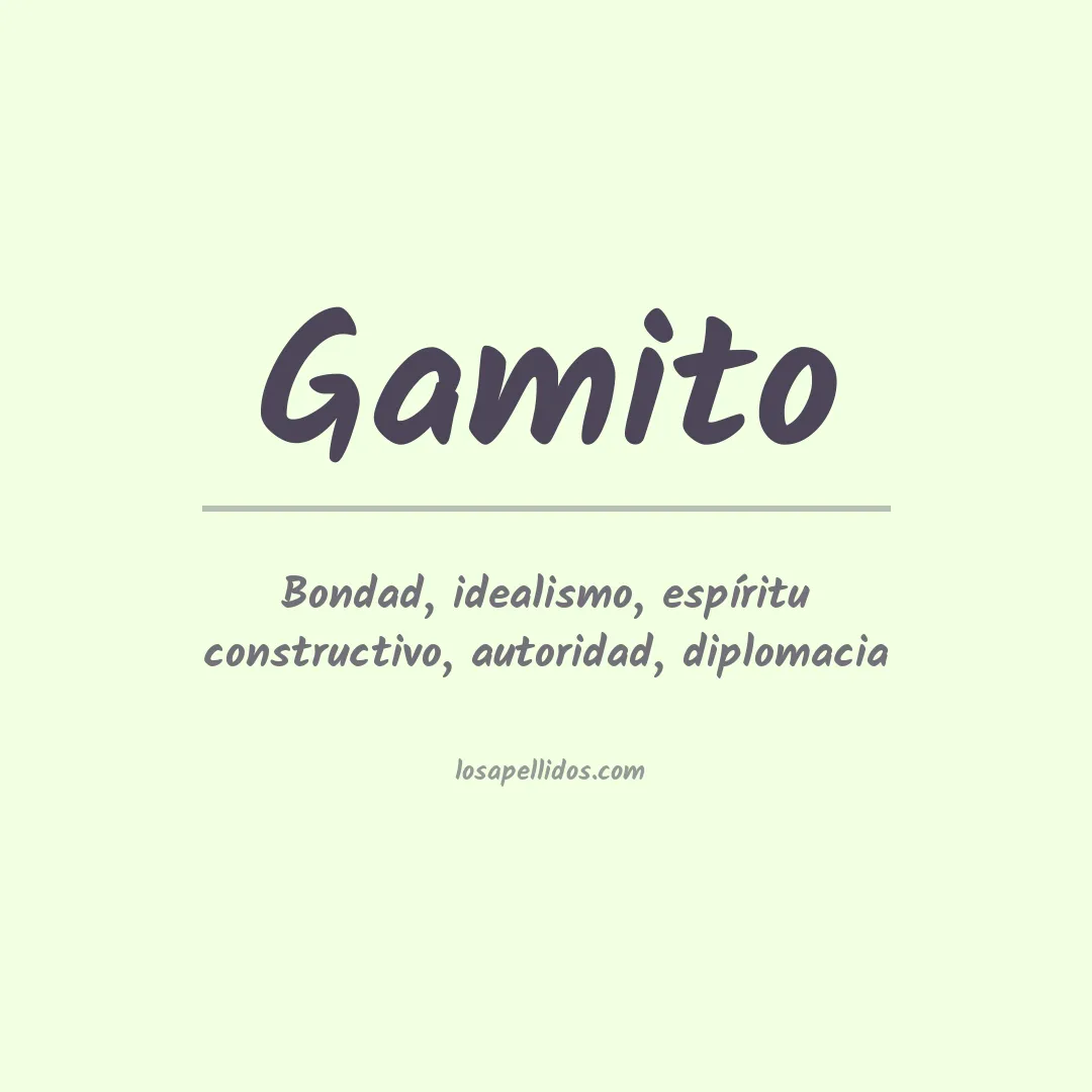 Apellido Gamito