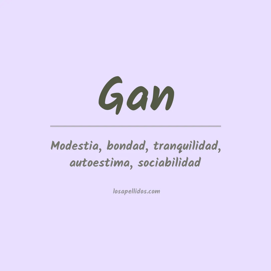 Apellido Gan