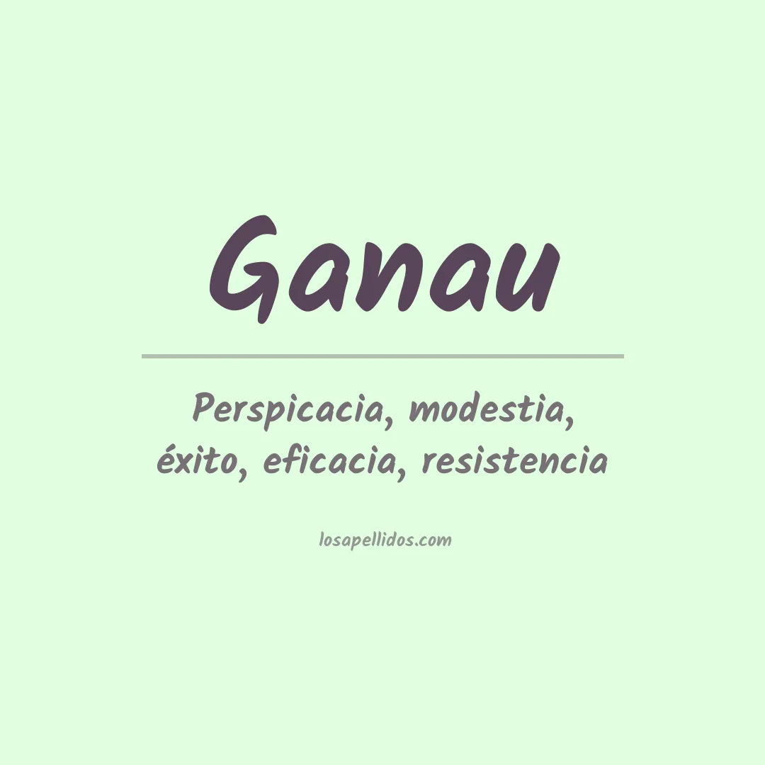 Apellido Ganau