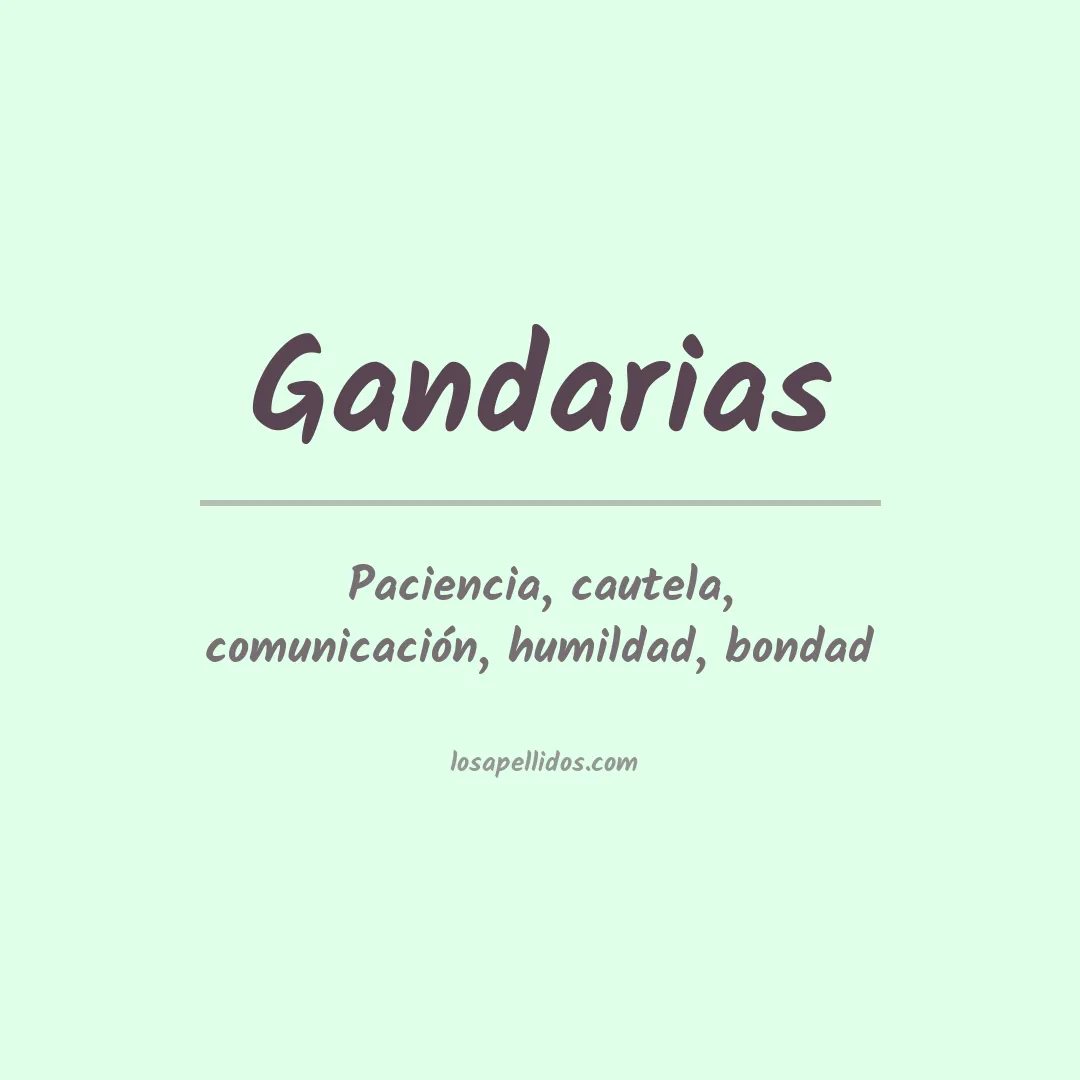 Apellido Gandarias