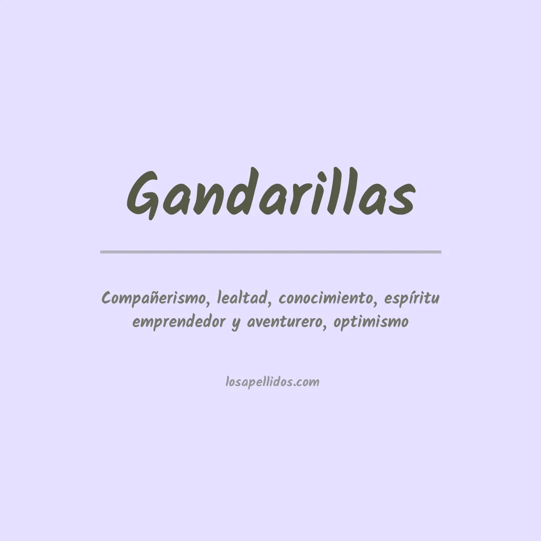 Apellido Gandarillas