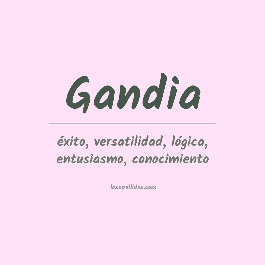 Apellido Gandia