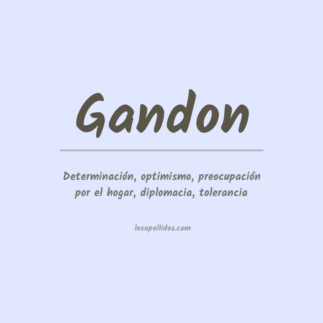 Apellido Gandon