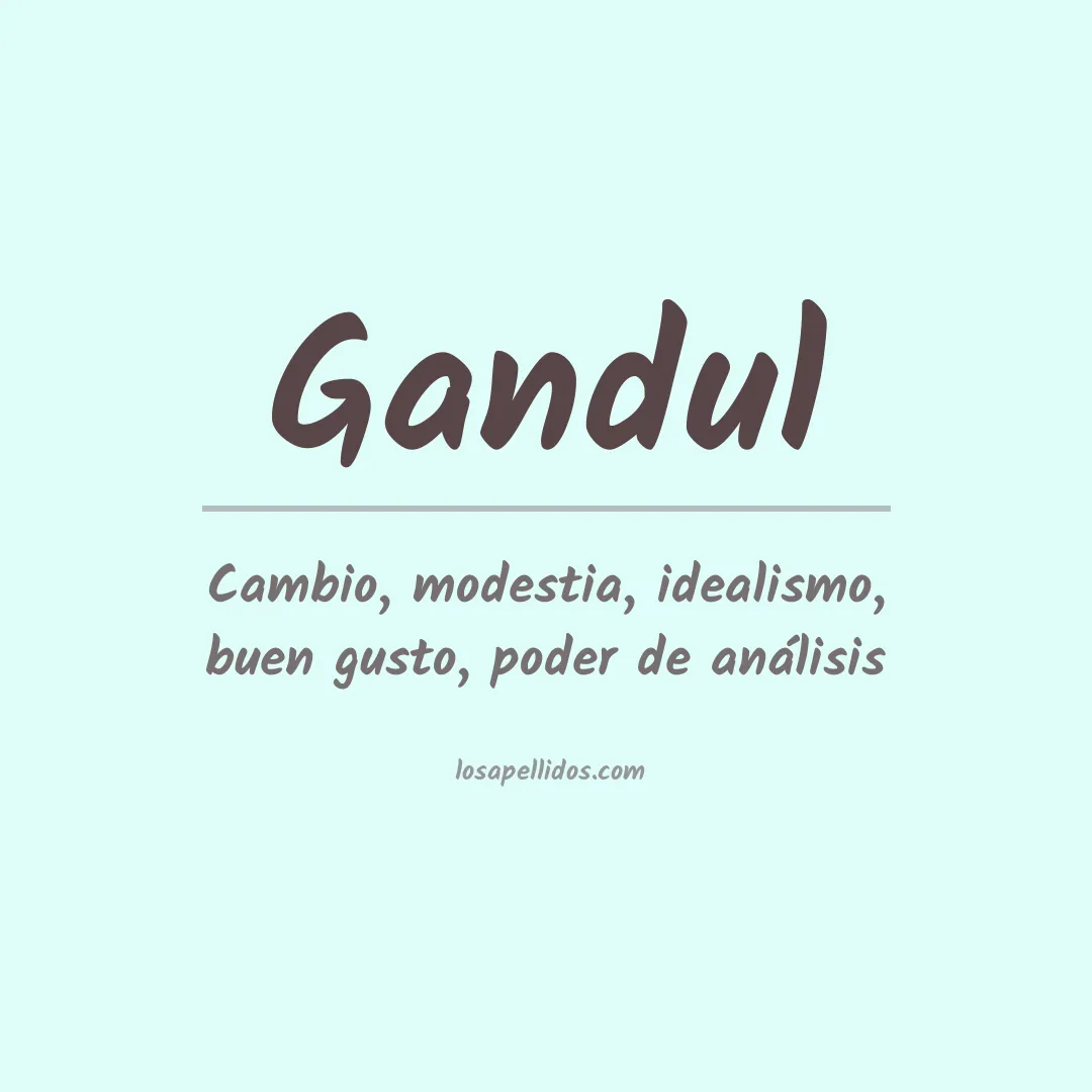 Apellido Gandul