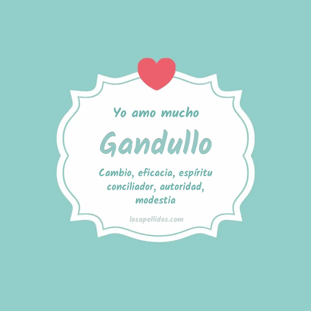Yo amo mucho Gandullo