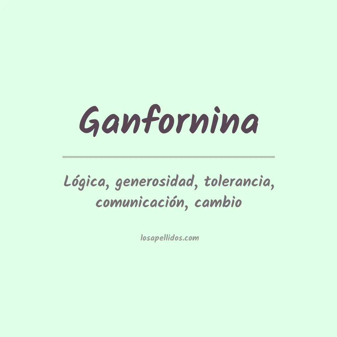 Apellido Ganfornina