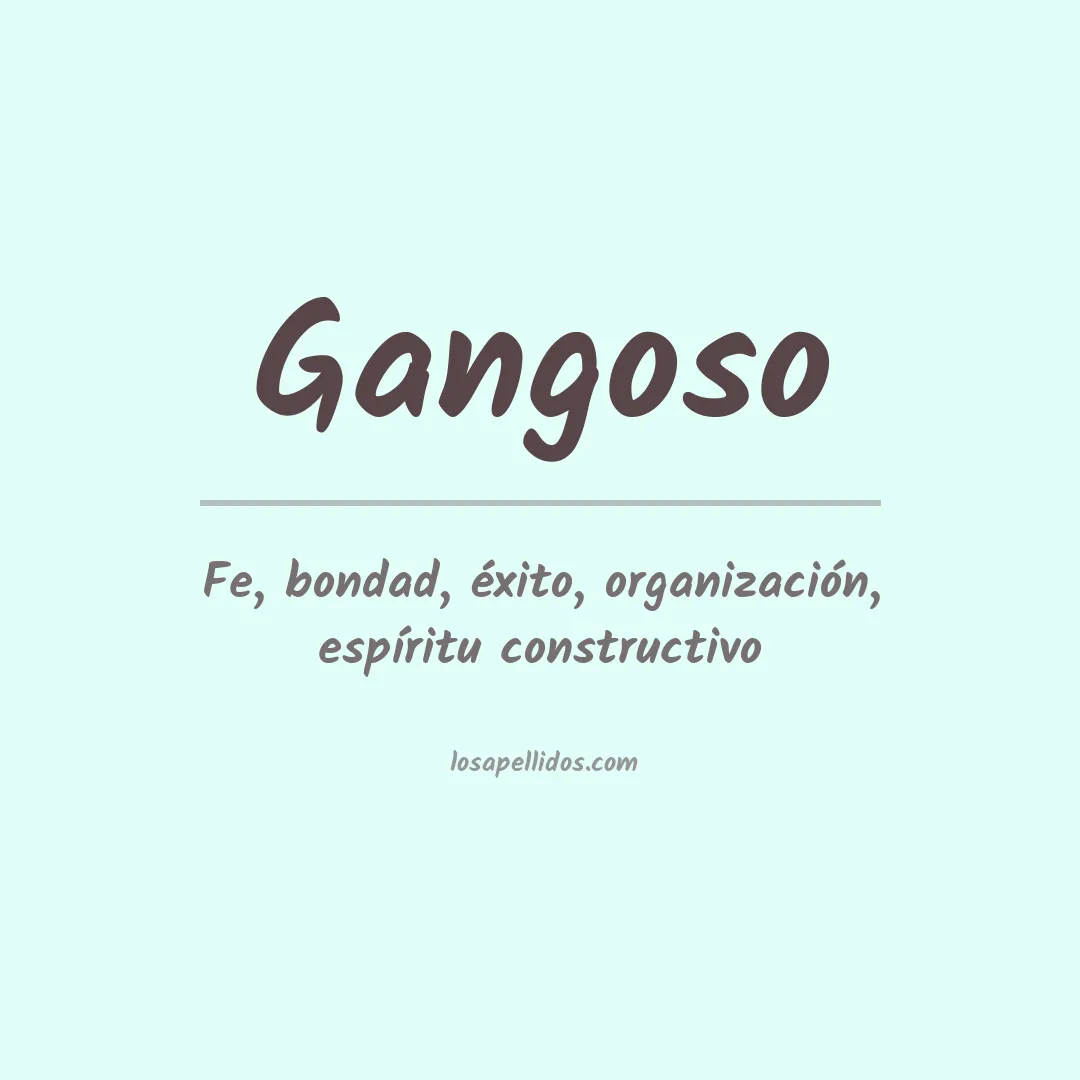 Apellido Gangoso