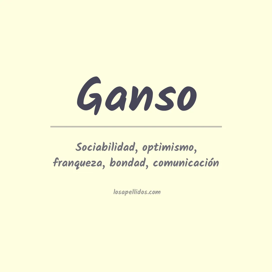 Apellido Ganso