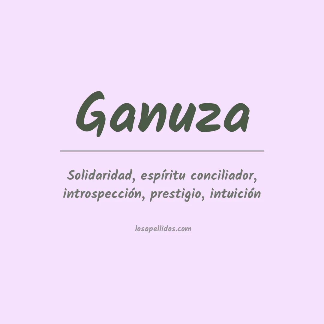 Apellido Ganuza