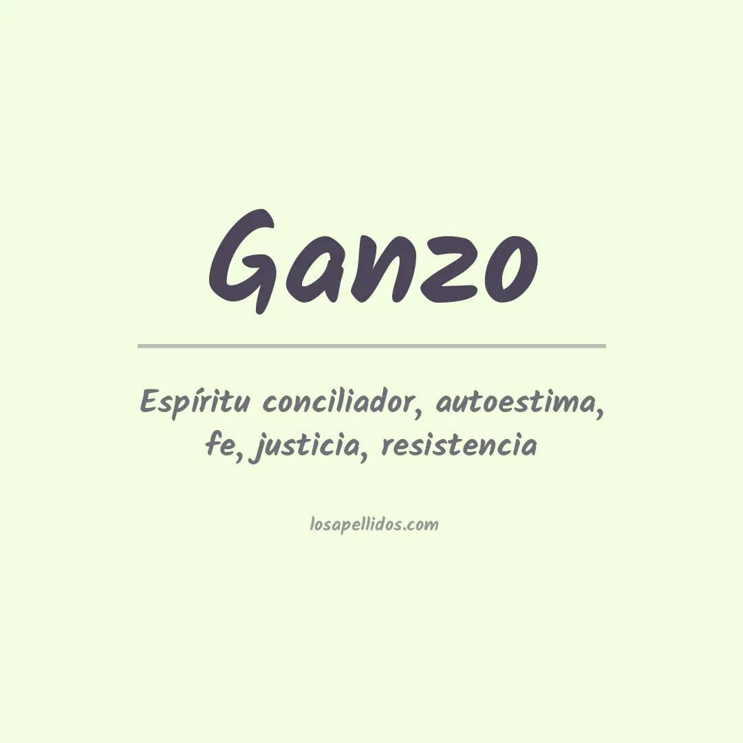 Apellido Ganzo