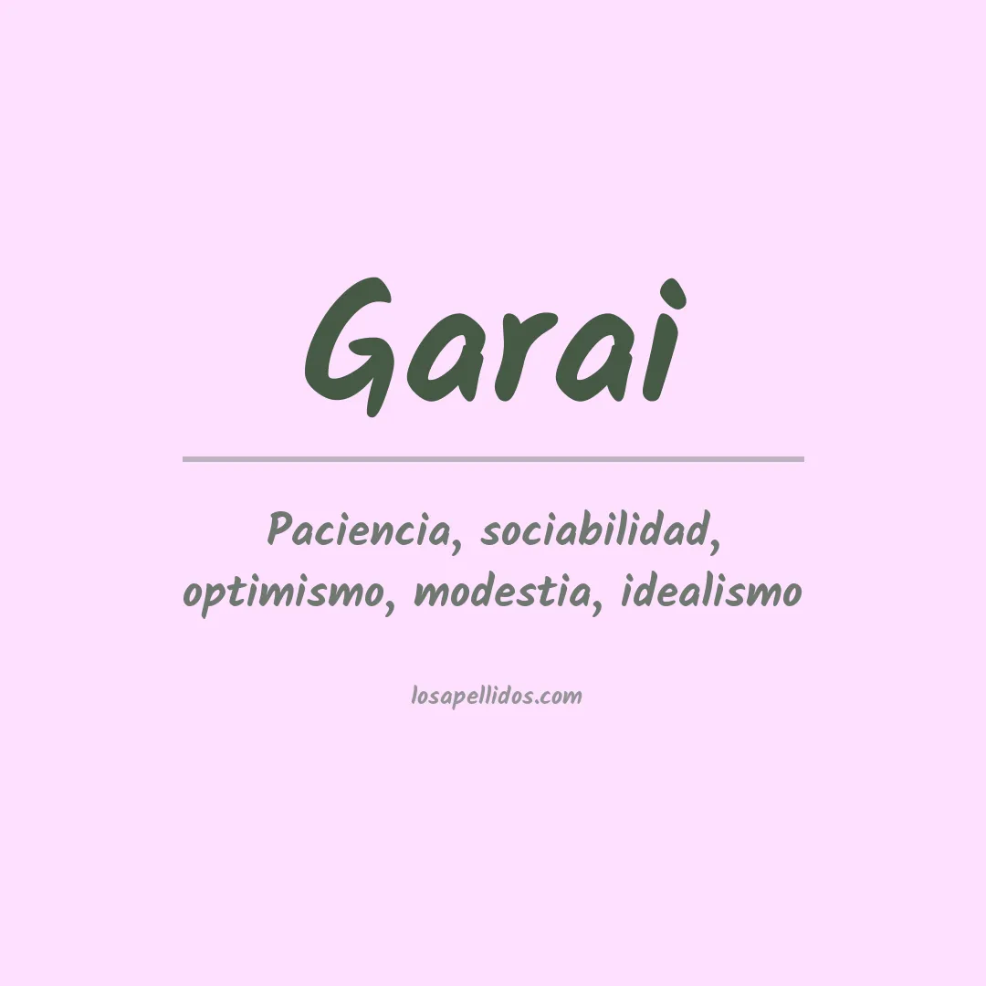 Apellido Garai
