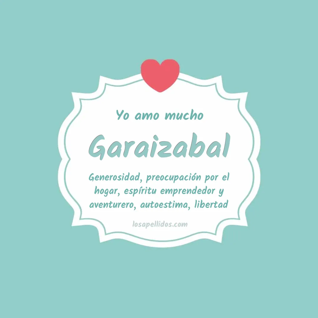 Yo amo mucho Garaizabal