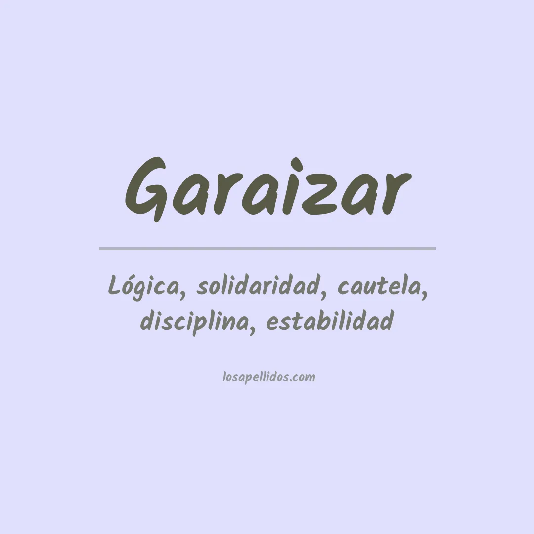 Apellido Garaizar