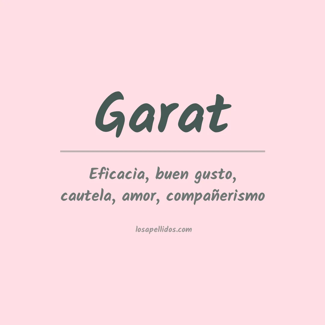 Apellido Garat