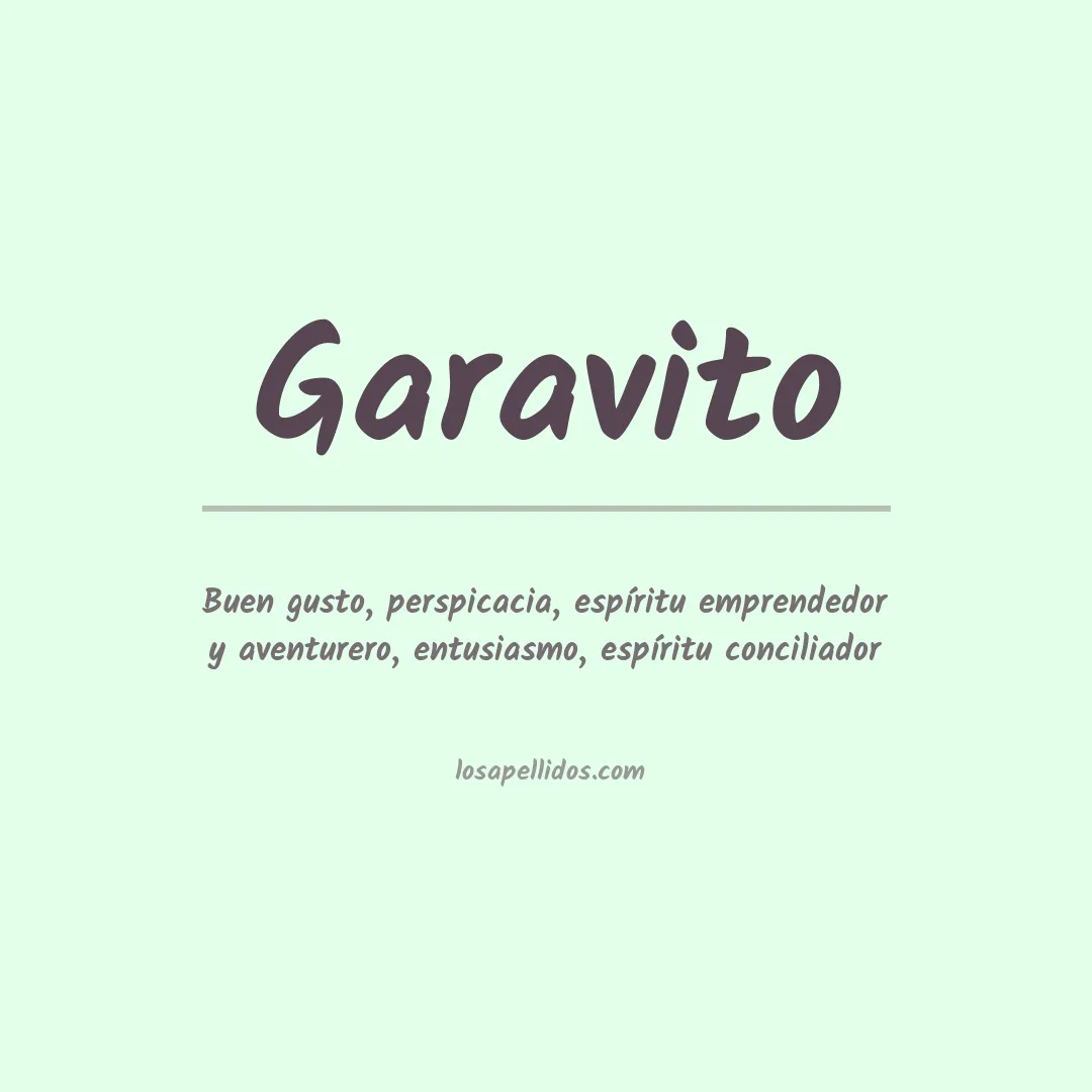 Apellido Garavito