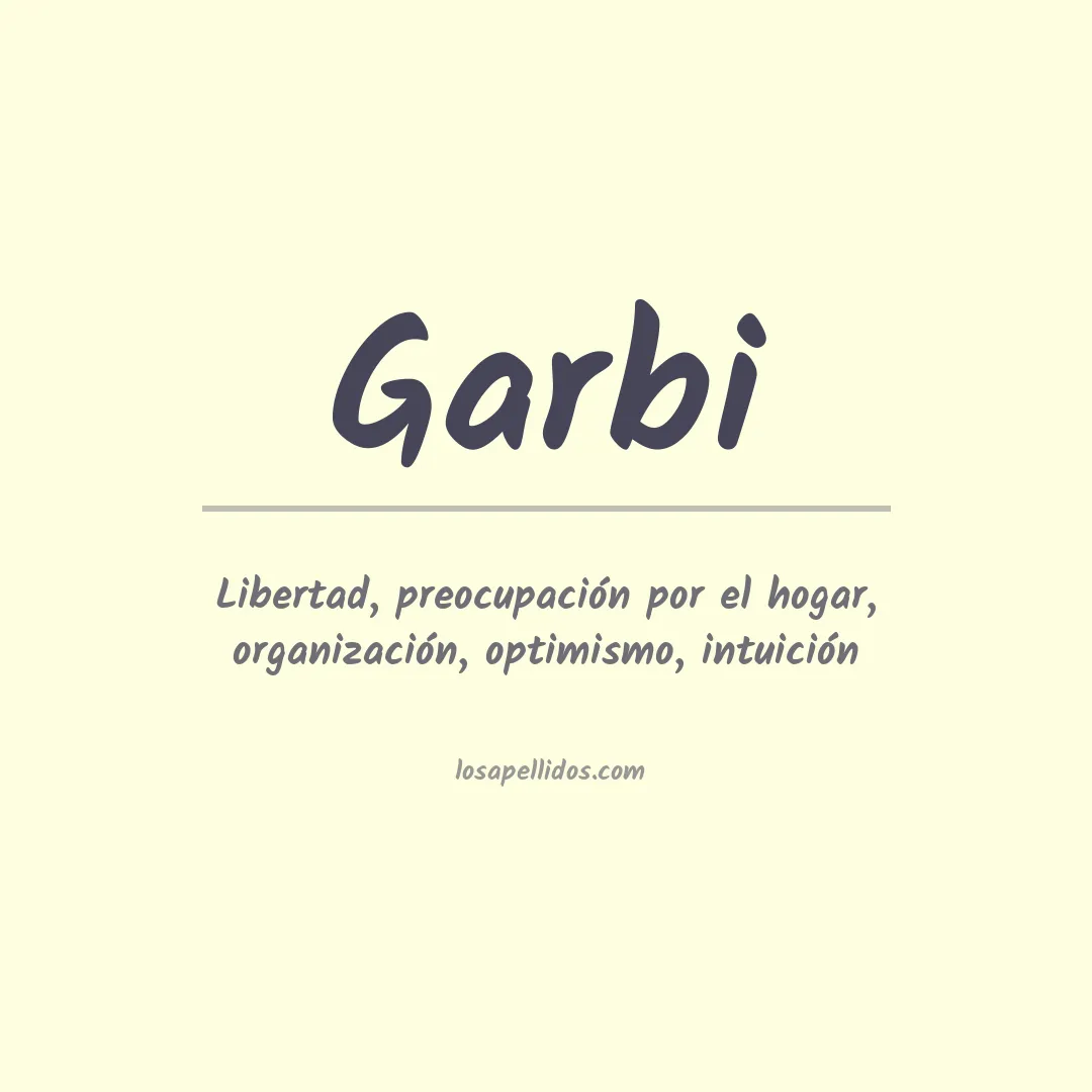 Apellido Garbi