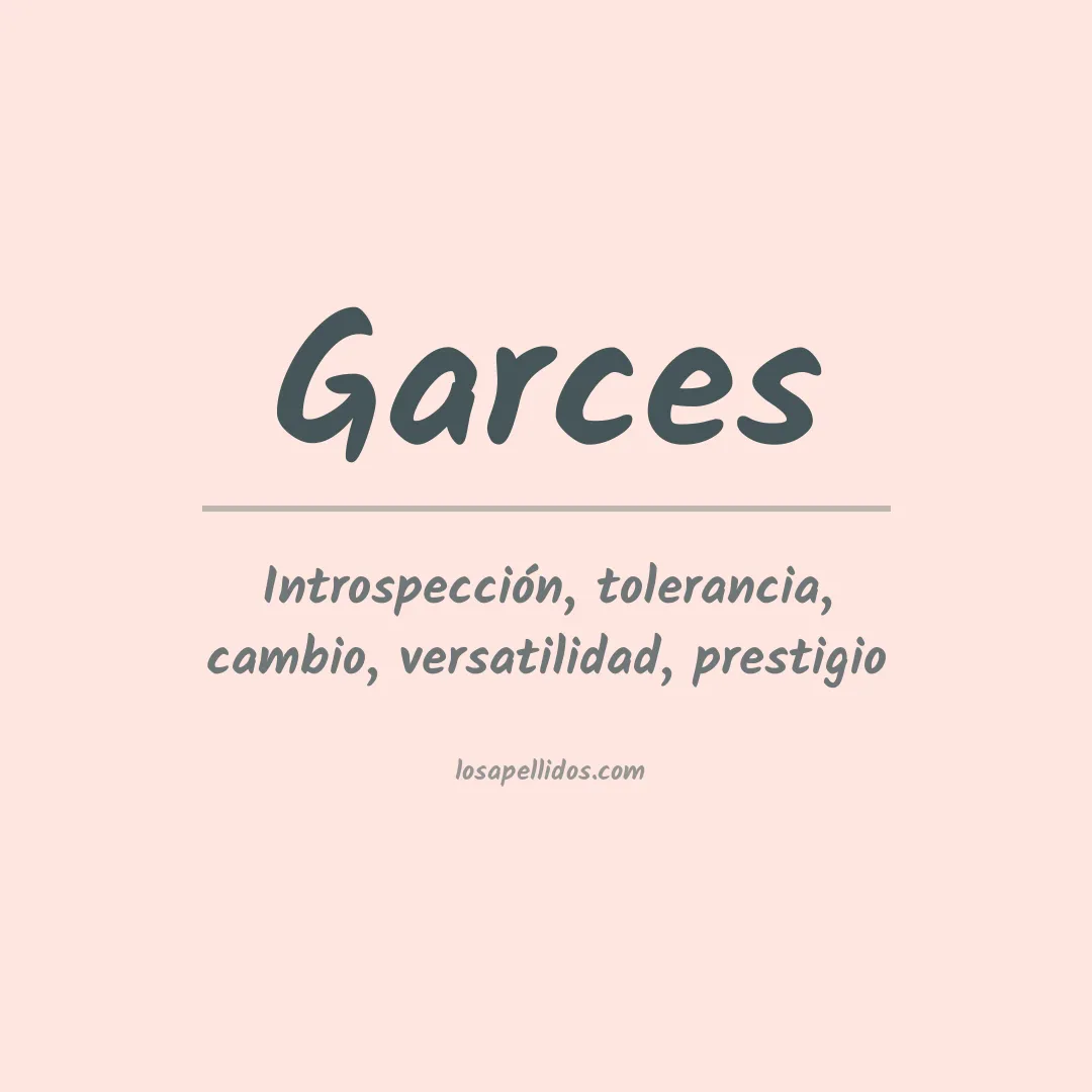 Apellido Garces