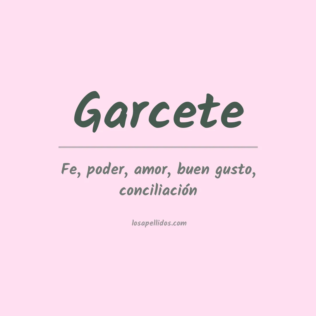 Apellido Garcete