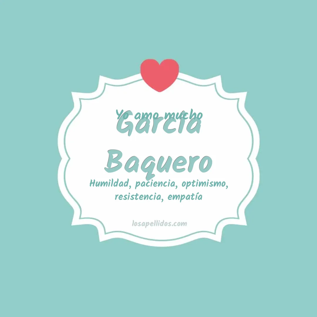 Yo amo mucho Garcia baquero