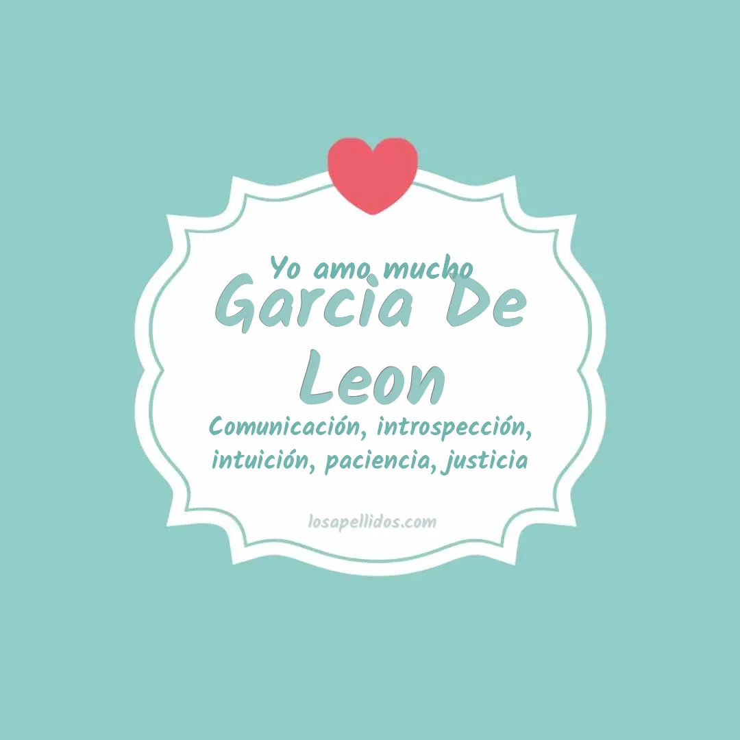 Yo amo mucho Garcia de leon