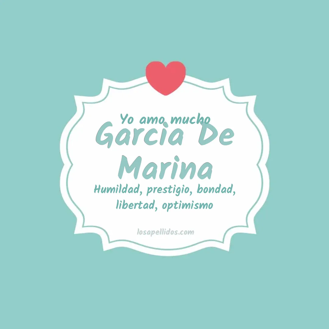 Yo amo mucho Garcia de marina