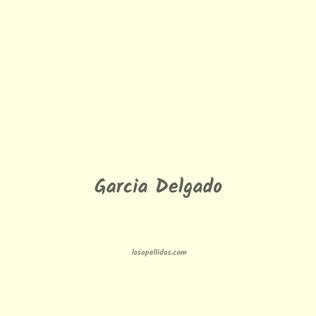 Garcia delgado en chino