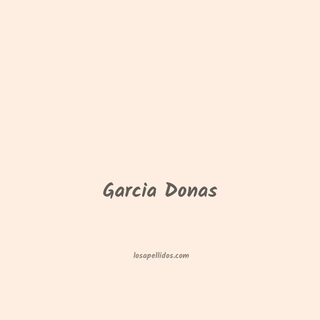 Garcia donas en chino